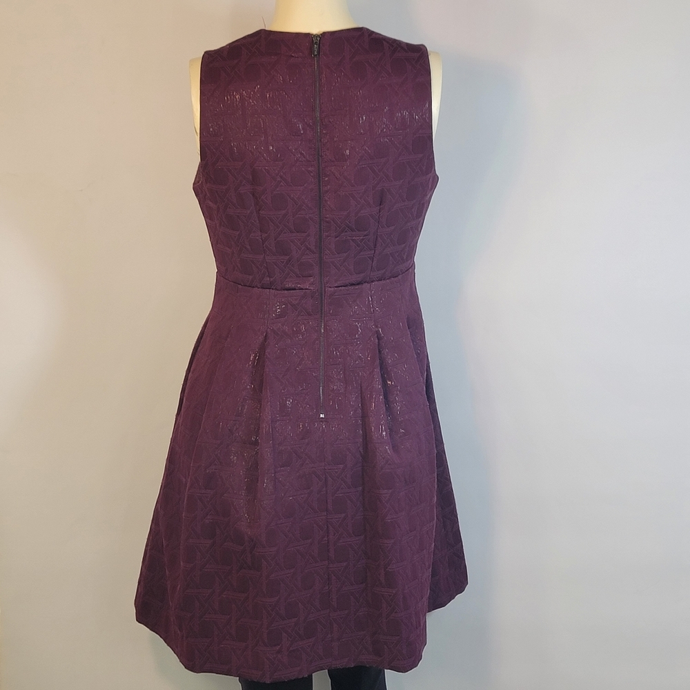 Kirna Zabete MiniDress VNeckTaperedMid Maroon SZ 6 - Picture 3 of 13
